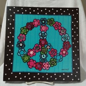 Colorful Peace Sign Wall Art